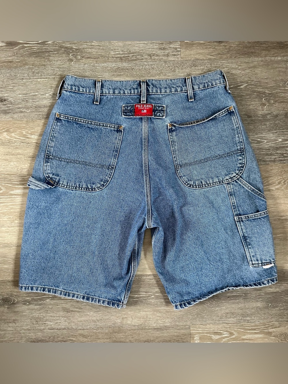 Vintage 90s Ralph Lauren Polo jeans Dad shorts size 34 100% cotton jorts